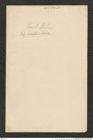 Nachlass Franz Steindachner, historischer Umschlag, Korrespondenz Emil Stöhr, Inv.Nr. 518.07, Seite 1